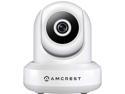 Amcrest WiFi Security Camera Indoor Pan/Tilt IP Camera Wireless, Home Surveillance System with IR Night Vision, Two-Way Talk for Pet, Nanny Cam, Video Baby Monitor IPM-721W (White)