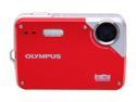 OLYMPUS X-560WP Red 10.0 MP 3X Optical Zoom Waterproof Digital Camera