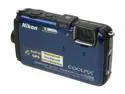 Nikon COOLPIX AW100 26292 Blue 16 MP 3.0" 460K Action Camera