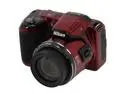 Nikon Coolpix L810 Red 16.1 MP 26X Optical Zoom Wide Angle Digital Camera HDTV Output