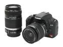 Canon EOS Rebel T1i NFL Sideline Kit Black 15.1 MP Full HD Movie Digital SLR Camera w/ EF-S 18-55mm and 55-250mm Lens