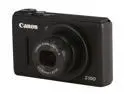 Canon PowerShot S100 Black 12.1 MP 5X Optical Zoom 24mm Wide Angle Digital Camera