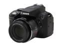 Canon PowerShot SX50 HS Black Approx. 12.1 MP 50X Optical Zoom 24mm Wide Angle Digital Camera HDTV Output