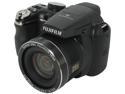 FUJIFILM S3200 Black 14.0 MP 24X Optical Zoom 24mm Wide Angle Digital Camera