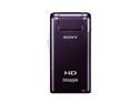 SONY MHS-PM5 Eggplant 1/2.5" CMOS 2.4" 230K 4:3 LCD 4x Digital HD bloggie Camera w/ 4GB Memory Stick PRO Duo Card and 360° Attachable Lens