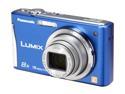 Panasonic DMC-FH25A Blue 16.1 MP 8X Optical Zoom 28mm Wide Angle Digital Camera