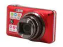 GE E1486TW Red 14.1 MP 8X Optical Zoom 28mm Wide Angle Digital Camera HDTV Output