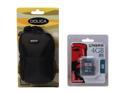 DOLICA 4GBWB10189 2-in-1 4GB SD Memory Card & Small Case bundle