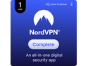 NordVPN Complete, 10 Devices / 1 Year, All-in-One Digital Security, Digital Code NordVPN Complete, 10 Devices / 1 Year, All-in-One Digital Security, Digital Code