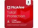 McAfee Total Protection  (Windows, macOS, Android, iOS, ChromeOS) 2025 | 3 Device | Includes Antivirus, Scam Protection, Secure VPN | 1-Year Subscription with Auto-Renewal | Digital Download