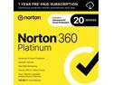 Norton 360 Platinum 2025, Antivirus software for 20 Devices with Auto-Renewal – Includes Advanced AI Scam Protection, VPN & PC Cloud Backup [Download]