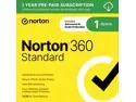 Norton 360 Standard 2025, Antivirus software for 1 Device with Auto-Renewal – Includes Advanced AI Scam Protection, VPN, & PC Cloud Backup [Download]