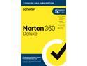 Norton 360 Deluxe 2024 - 5 Devices - 1 Year with Auto Renewal - Key Card