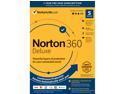 Norton 360 Deluxe 2023 - 5 Devices - 1 Year with Auto Renewal - Key Card