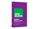 H&R Block Tax Software Deluxe + State 2022 [Key Card]