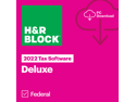 H&R Block 2022 Deluxe Win Tax Software (Download)