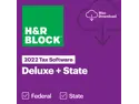 H&R Block 2022 Deluxe + State Mac Tax Software Download
