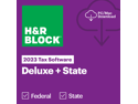 H&R Block 2023 Deluxe + State Software - PC/Mac - Download