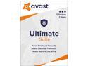 Avast Ultimate Suite [Security, Cleanup and VPN] 2023, 5 Devices 2 Years - Download