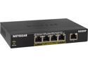 NETGEAR 5-Port Gigabit Ethernet Unmanaged Switch, Desktop, 55.5W 4xPoE, Sturdy Metal, Fanless, Plug-and-Play (GS305P)