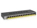 Netgear GS116LP 16-Port Gigabit Ethernet Unmanaged PoE+ Switch with FlexPoE (76W), GS116LP-100NAS