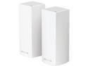Linksys Velop Tri-band Whole Home Wi-Fi Mesh System, 2-Pack (Coverage Up to 4000 sq. ft.), Works with Amazon Alexa