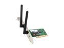 Zonet ZEW1642S Wireless Adapter w/Fixed Antennas IEEE 802.11b/g/n PCI Up to 300Mbps Wireless Data Rates