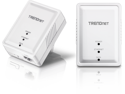TRENDnet Powerline 500 AV Nano Adapter Kit, Includes 2 x TPL-406E Adapters, Cross Compatible With Powerline 600-500-200, Windows 10, 8.1, 8, 7, Vista, XP, Plug & Play Install, White, TPL-406E2K