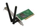 Rosewill RNX-N250PC2 - Wireless N300 Wi-Fi Adapter - IEEE 802.11b/11g/11n, (2T2R), Up to 300 Mbps Data Rates, PCI Interface