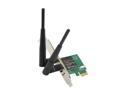 Rosewill RNX-N600PCE - Dual Band Wireless N600 Wi-Fi Adapter - IEEE 802.11b / 11g / 11n, Up to 300 Mbps (5.0 GHz) + 300 Mbps (2.4 GHz) Data Rates, PCI E Interface, 2 High Power Dual Band Antennas