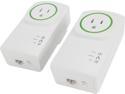 Rosewill RPLC-201PKIT 200Mbps Powerline AV Pass-Through Adapter (Starter Kit - 2 Units) Up to 200Mbps