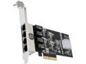 Rosewill RC-NIC413 4 Port Gigabit Card, Quad RJ45 Ethernet Ports PICe Network Adapter Card