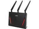 ASUS RT-AC86U AC2900 Dual Band Gigabit Wi-Fi Gaming Router with MU-MIMO, AiMesh for Mesh Wi-Fi System, AiProtection Network Security by Trend Micro, WTFast Game Accelerator and Adaptive QoS