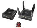 ASUS (RT-AX92U 2 Pack) Performance Mesh Tri-Band AX6100 WiFi Routers - Whole Home WiFi Mesh with 802.11AX (WiFi 6) AX Technology includes 4 LAN 1 USB 3.1 1 USB 2.0
