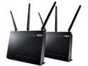 2-Pack Asus AC1900 Dual Band Gigabit Wireless Internet WiFi Router