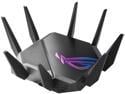 ASUS WiFi 6E Gaming Router (ROG Rapture GT-AXE11000) - Tri-Band 10 Gigabit Wireless Router, World's First 6GHz Band for Wider Channels & Higher Capacity, 1.8GHz Quad-Core processor, 2.5G Port, Gaming & Streaming