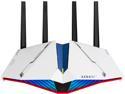 ASUS RT-AX82U AX5400 Dual-band WiFi 6 Gaming Router GUNDAM EDITION, Game Acceleration, Mesh WiFi Support, Lifetime Free Internet Security, Dedicated Gaming Port, Mobile Game Boost, MU-MIMO, Streaming & Gaming, AURA RGB Custom Lighting