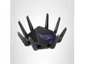 ASUS ROG Rapture GT-AX11000 Pro Tri-Band WiFi 6 gaming router,  10G port, Quad-core 2.0 GHz CPU, ASUS RangeBoost Plus, UNII4, Triple-level game acceleration, Lifetime internet security, AiMesh support