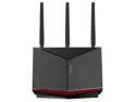 ASUS RT-BE86U BE6800 Dual-Band WiFi 7 Router, Supports 4096-QAM, MLO, AI WAN Detection, AiMesh, Subscription-Free Network Security, and Comprehensive VPN Features, Guest Network Pro, Gaming