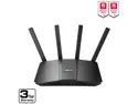 ASUS RT-BE82U Dual-band WiFi 7 (802.11be) Smart AiMesh Extendable Router, 6500 Mbps, Five 2.5GbE ports, 4096-QAM, Up to 3 SSIDs for IoT Devices, TAA Compliant