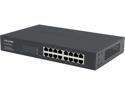 TP-Link 16 Port Gigabit Switch | Easy Smart Managed | Plug & Play | Lifetime Protection | Desktop/Rackmount | Sturdy Metal w/ Shielded Ports | Support QoS, Vlan, IGMP & Link Aggregation (TL-SG1016DE)