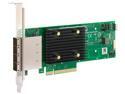 Broadcom HBA 9500-16e Tri-Mode Storage Adapter,PCIe Gen 4.0 HBA enables servers to seamlessly operate with any of the SAS, SATA or NVMe storage devices (05-50075-00)