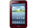 SAMSUNG Galaxy Tab 2 GT-P3113GRSXAR WiFi 7-inch Tablet Bundle with Case - Garnet Red