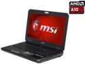 MSI GX Series - 15.6" - AMD A10-5750M - AMD Radeon R9 M290X - 8 GB DDR3 - 1TB HDD - Windows 8.1 64-Bit - Gaming Laptop (GX60 Destroyer-280 )