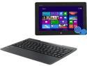 ASUS Certified Refurbished Transformer Book T100TA 10.1" MultiTouch 2-in-1 Notebook / Tablet with Intel Atom Quad Core Z3740 1.33 GHz (1.86 GHz Burst), 2 GB Memory, 32 GB SSD Storage, Detachable Key