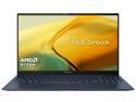 ASUS Zenbook 15 laptop, 15.6” FHD Display, AMD Ryzen 7 7735U CPU, AMD Radeon Graphics, 16GB RAM, 512GB SSD, Windows 11 Home, Ponder Blue, UM3504DA-NB74