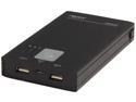 Eagle Tech Black 10000 mAh External Battery Pack w/ Dual USB for Tablets & Smartphones ET-NP100K-BK