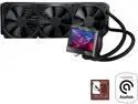 ASUS ROG Ryujin II 360 RGB all-in-one liquid CPU cooler 360mm Radiator (3.5" color LCD, 3x Noctua iPPC 2000 PWM 120mm radiator fans, compatible with Intel LGA1700, 1200 and AM4 socket)