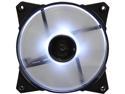 Cooler Master JetFlo 120 - POM Bearing 120mm White LED High Performance Silent Fan for Computer Cases, CPU Coolers, and Radiators