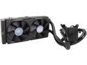 Cooler Master Glacer 240L – Expandable CPU Liquid Water Cooling System with 240mm Copper Radiator and 2 Fans